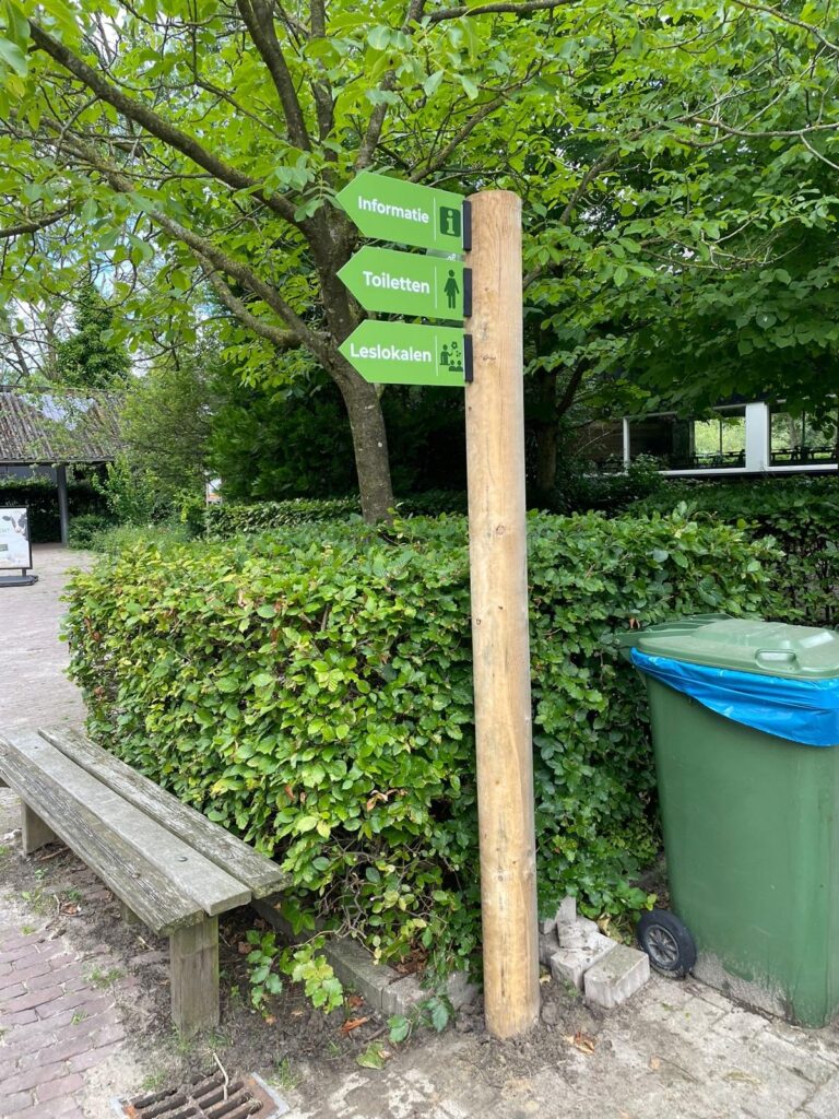 RNH Spaarnwoude bewegwijzering