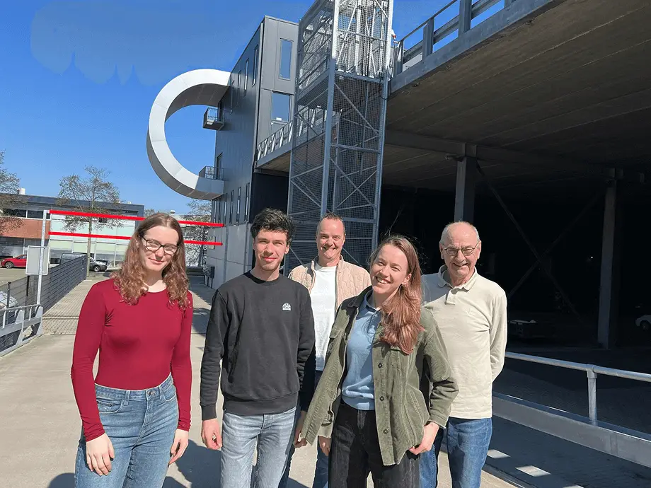 Team van De Lithografen bij The View Haarlem