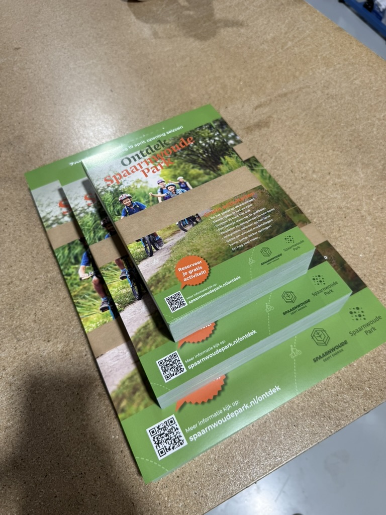 Flyers voor Spaarnwoude Park