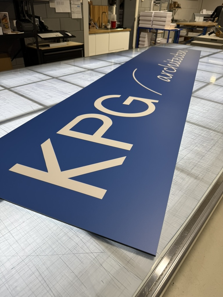 Paneel voor KPG op de Canon Arizona flatbed