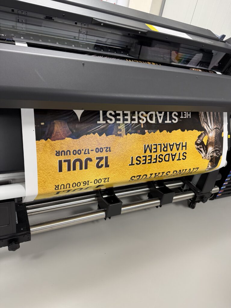 Epson SC-S80600L print een poster voor het Stadsfeest Haarlem