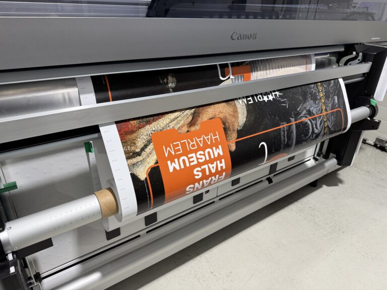 Canon Colorado M5W print een poster voor het Frans Hals Museum