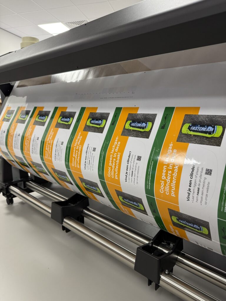 Vinylstickers op de printer